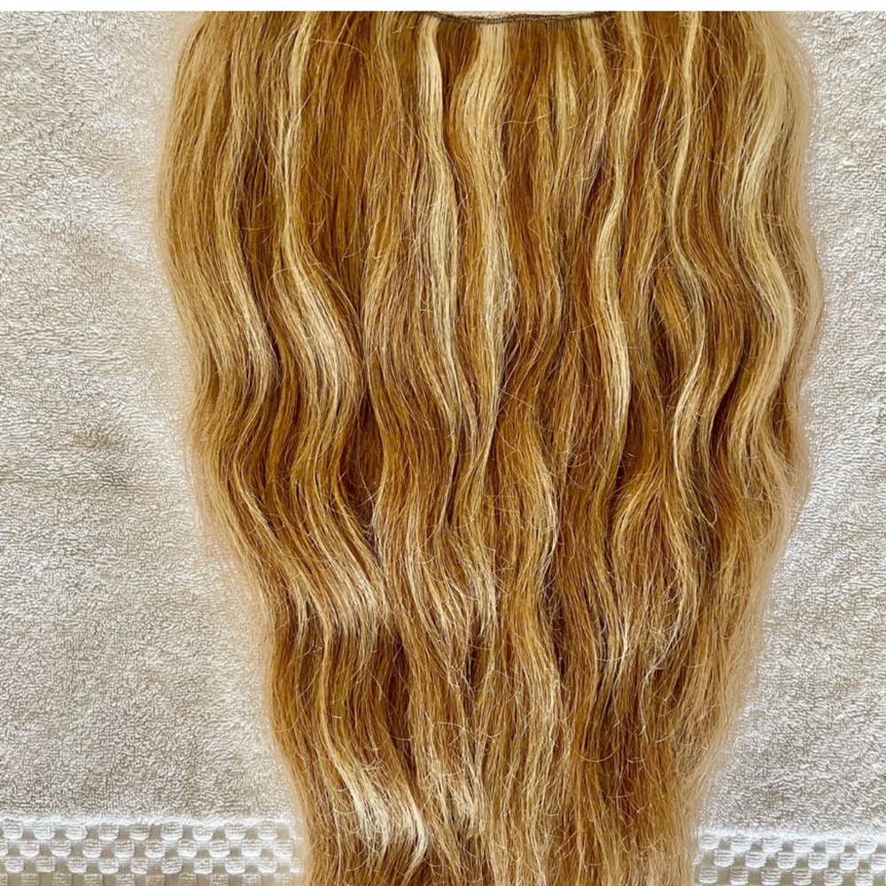 Halo couture hair extensions